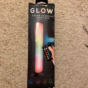 NWT Hype Glow Color Changing Light Bar With Remote